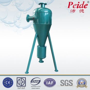 Desanders effectively remove solids from liquid using centrifugal-action