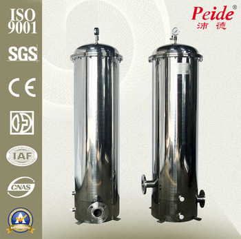 Stainless steel 316l automatic manual control clamp cartridge filter