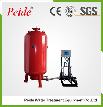 Pump controlled pressurisation water system