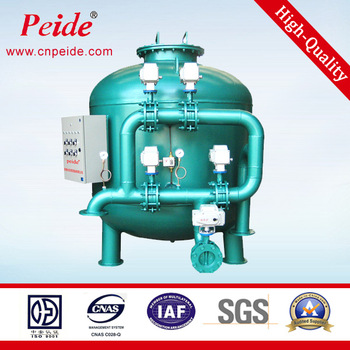 High flow industrial auto drain valve water sand filter