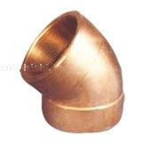 45 degree female elbow