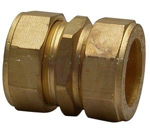 compression coupling brass tube fitting
