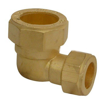 brass compression reducing elbow