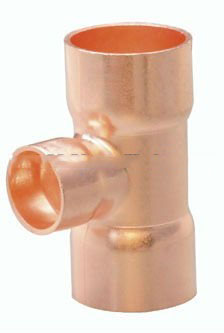 Socket Weld Reducing Tee Copper Pipe Fittings
