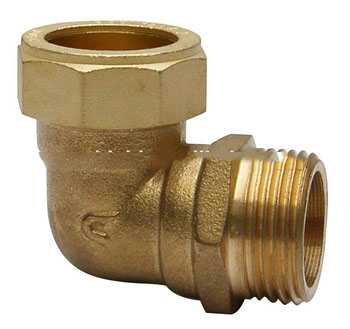 Brass Union Elbow Compression Fittings for Copper Pipe