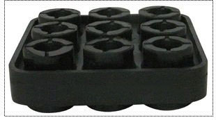 low frequency damper spring multiple absorber pad