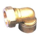 90 degree male compression elbow brass fitting
