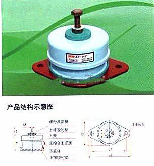 spring damping vibration isolator