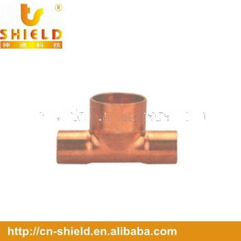 Reducing tee,Air condition parts china factory high quality copper fittings
