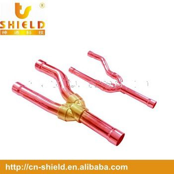 Copper branch pipe