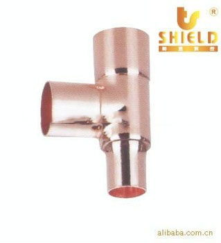 Reducing Copper Tee Air Conditioner Copper Pipe Fittings