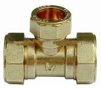 Compression Tee Fitting Copper Pipe Fitting