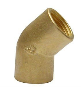 Brass 45 Degree Elbow Brass Pipe Fittings Tee Union Coupling Adapter