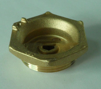 Brass Head for immersion Heater Brass CW 602N