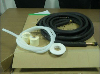Copper Connecting Pipe kits with Black & White Insulation for Air Conditioner