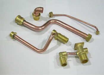 Bended Copper Pipping for Gas Heating System