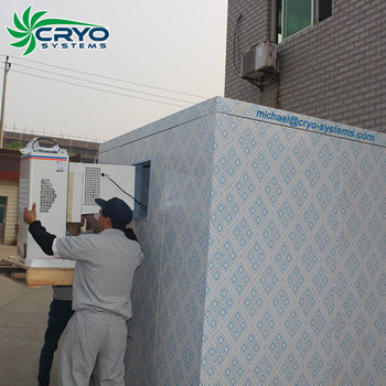 vegetable cold store , walk in freezer with monoblock unit , mini cold store