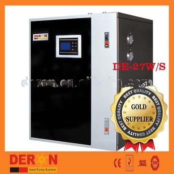 Deron water geothermal heat pump with heating or cooling using ground source