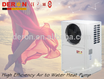 China Supplier Air Source Air to Water Heat Pump DC Inverter Heat Pump Water Heater Hot Water Heater Coated Stainless Steel