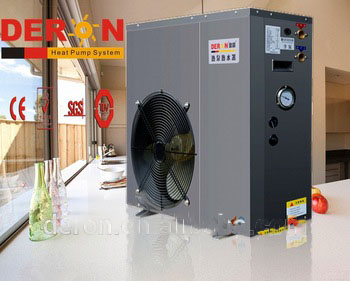 Guangdong produce air source Heat Pump with wilo water pump inside (CE,CB)