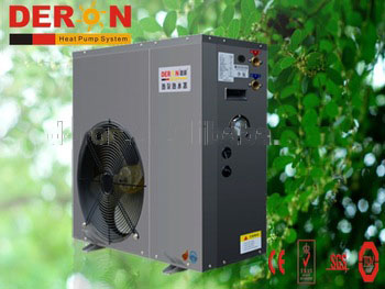 deron air to water solar heat pump water heater equipment for small business at home meeting heat pump