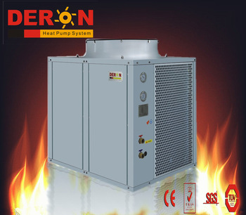 Deron high temperature saving hot water heater for industrial use air source hea t pump