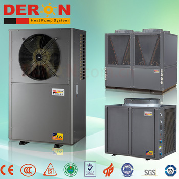 CE SGS TUV certificate energy saving air source water heater, air to water Heating