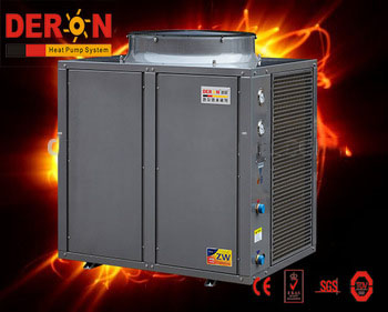 Deron high temperature air source ventilation heat pump water heater with CE