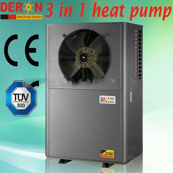 2016 New Micro commerical use air to water heat pump for Domestic hot water and air cooled