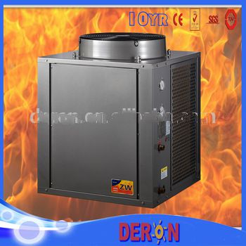 DC inverter air to water heat pump high temperature for heating and cooling, hot water max 80 Degree C