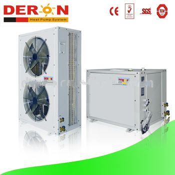 2016 china top 10 hot sale heat pump deron air source evi water heater for cold area