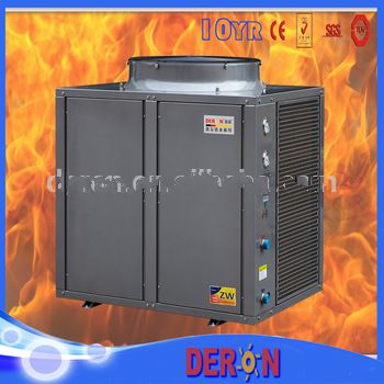 Commercial air to water heat pump high temperature inverter version for heating and cooling, hot water max 80 Degree C