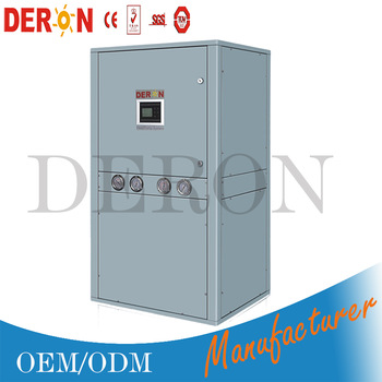 High efficiency geothermal water to water heat pump with spray coating steel, large industiral type