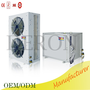 Low temperature evi heat pump mini split air souce with R407c Copeland