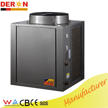 Deron certified high quality air source heat pump high temp. hot water max 80 Degree C, micro portable type