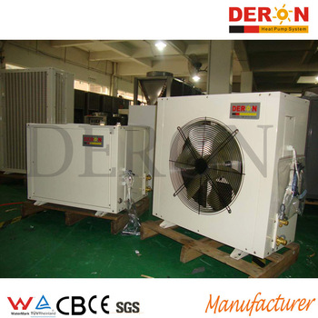 Wall mounted mini split tye EVI -25 degree low ambient temp. air to water heat pump from Top 10 band Deron factory