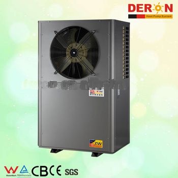 Deron 10 -19 Kw 10A Small Heat Pump Water Heater Low Noise Air heating for bathing and floor heated