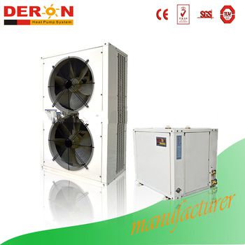 China manufacter evi heat pump air water split air cooled water chillers efficient in -25 degree area