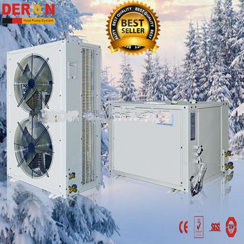 ErP CE Europe certifited air to water evi split heat pump 20kW for room heating and hot water with high COP in -25 degree C
