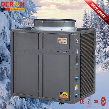 Commercial High certifited big size evi air water Heat Pump 80 KW 220V with room heating and hot water in - 25C low weather