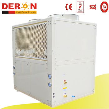 High capacity industrial 20HP air water heat pump water heater with R410A R417A refrigerant