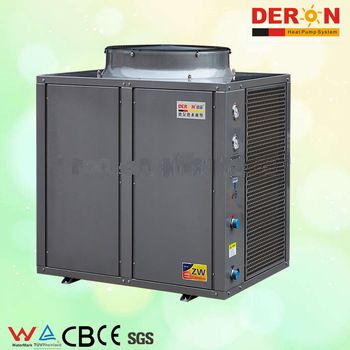 DERON industry air water heat pump low noise, 65 degree hot water for bathing and heated floor