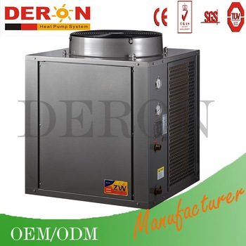 High efficiency air source 80 degree heat pump for house hot water heating cooling