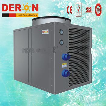 380V heat pump swimming pool water chiller with PVC Titanium Heat Exchanger