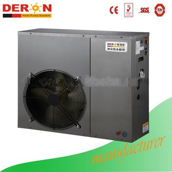 Mini Deron high efficiency CE certified air source heat pump instant tankless hot water