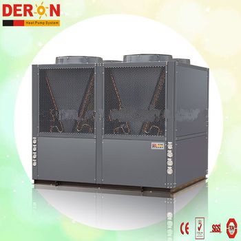 High quality Large 110KW comercial air water heat pump heater with floor heating/ conditioner cooling from China manufacturer