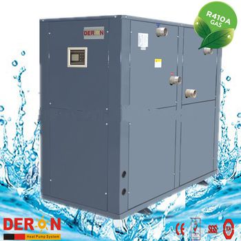 220V 380V Large size commercial water source heat pump geothermal underground from Top brand Guangzhou Deron