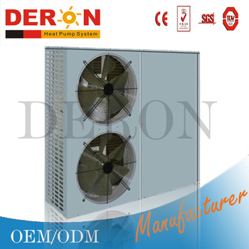 China dubai style swimming pool heat pump water heater 18kw 380v for hotel pool heating or farm use