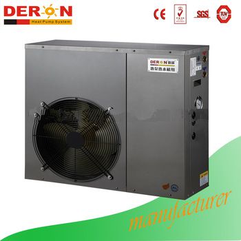 2017 CE mini 5kw air to water heat pump 220v room heaters with grundfos water pump
