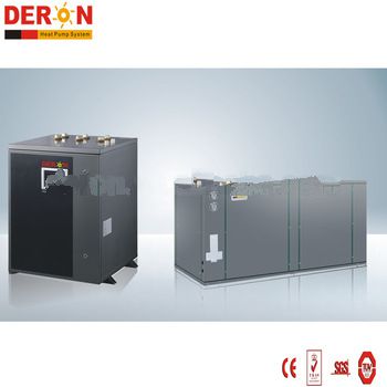 Water source to hot water heat pump geothermal underground for heating with good performace 10- 110kw(Deron)